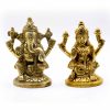 Ganesh Laxmi idol in brass